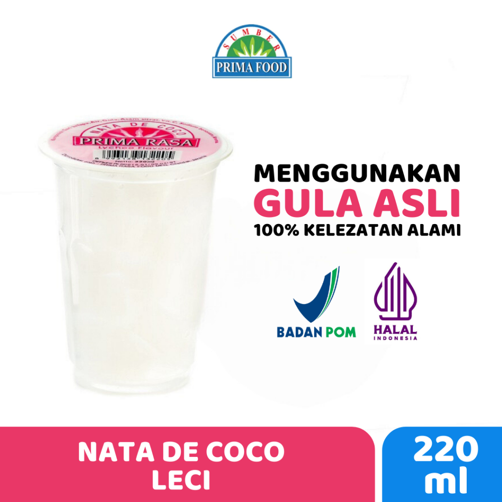 

PRIMA RASA Nata de Coco Leci 220 ml - 1 pcs