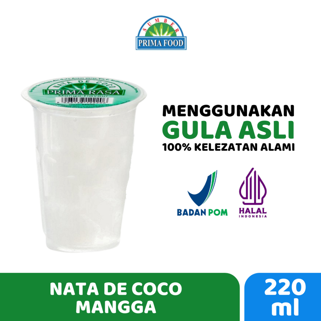 

PRIMA RASA Nata de Coco Mangga 220 ml - 1 pcs