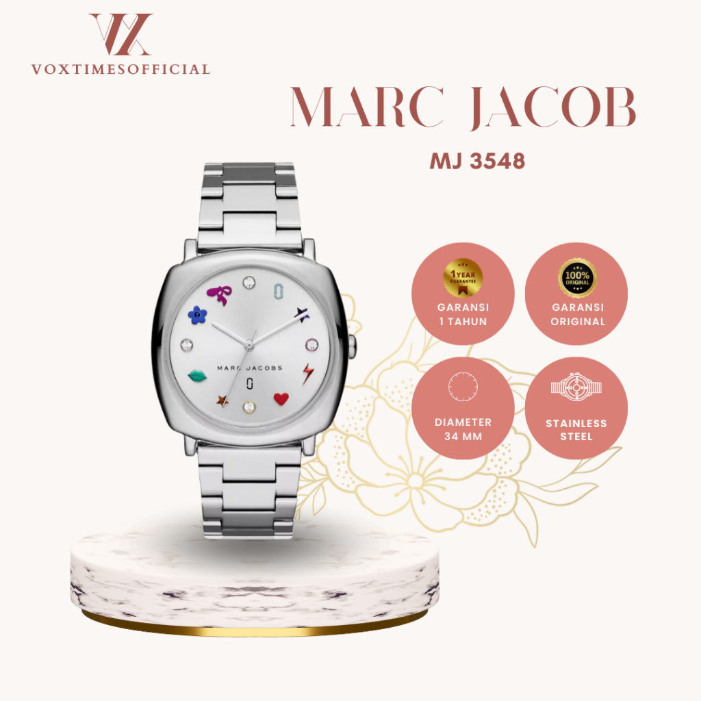 VOXTIMES -- Jam Tangan Wanita MJ Type MJ-3548 Original Garansi 1 tahun