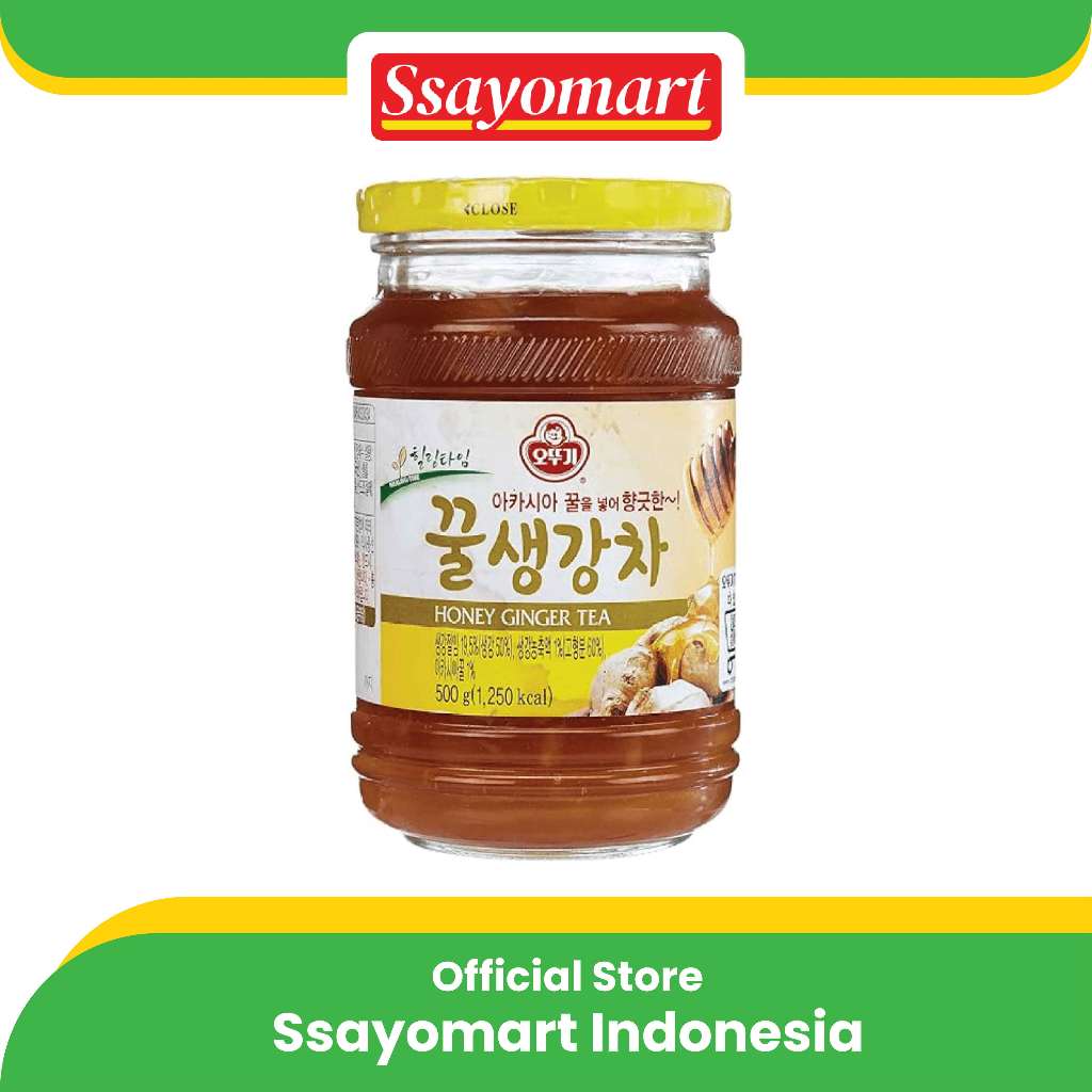 

Ottogi Honey Ginger Tea 500g - Teh Jahe Madu Asli Made In Korea