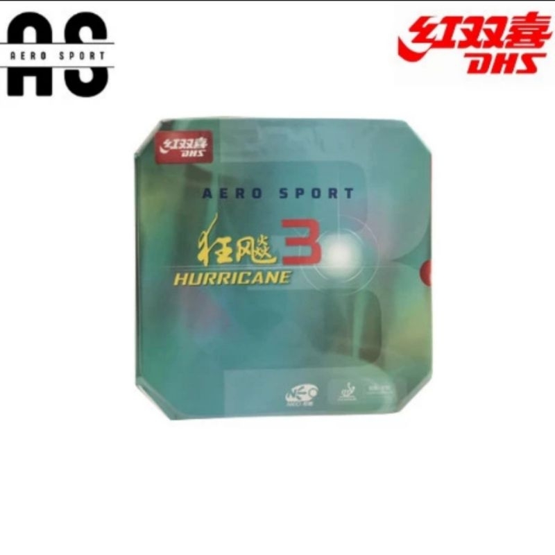 DHS Hurricane 3 Neo Hard Rubber Bat Pingpong Tennis
