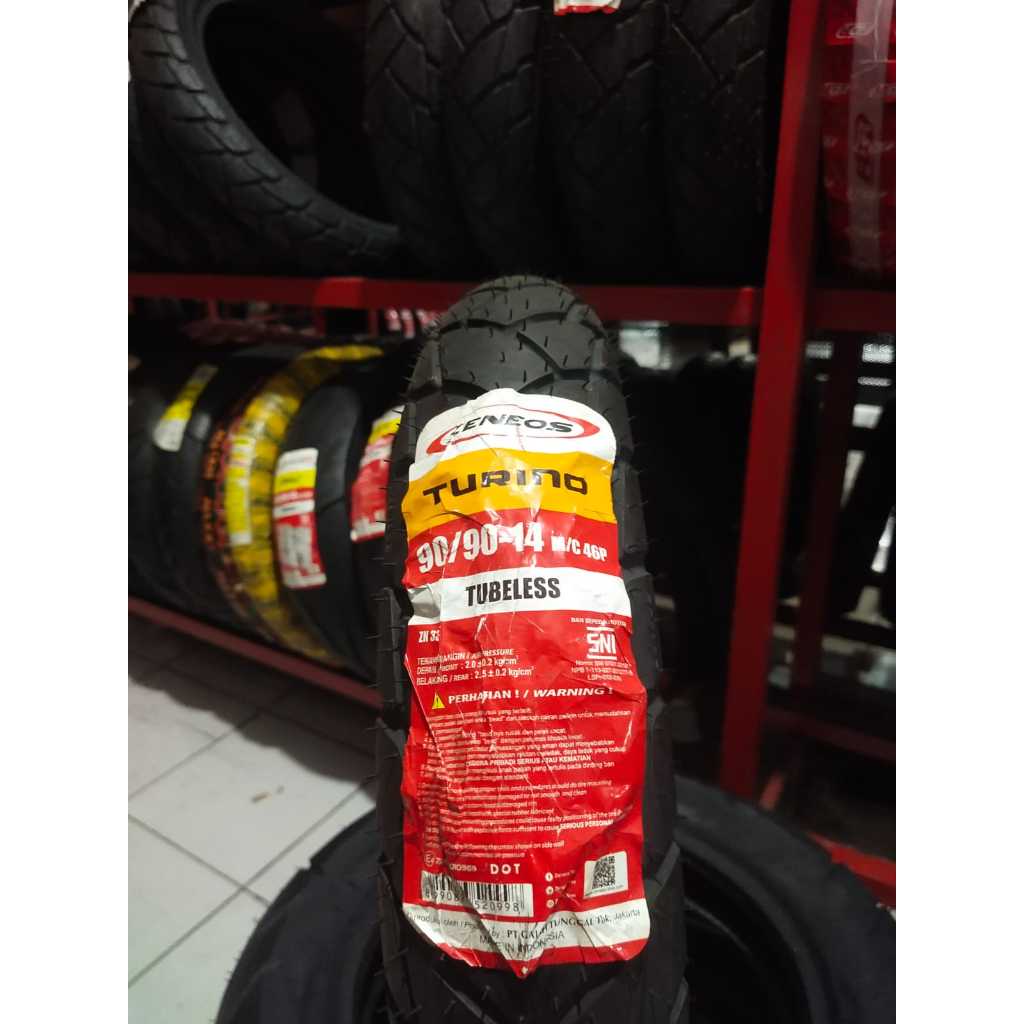 BAN ZENEOS TURINO 90/90-14 TUBELESS