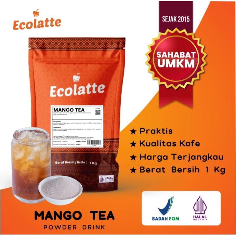 

Mango Tea / Teh Mangga Ecolatte - 1 KG