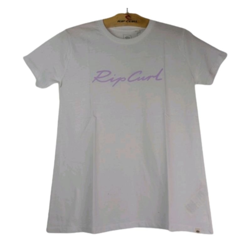 Kaos Ripcurl Wanita Original P21 Script Standard tee - white