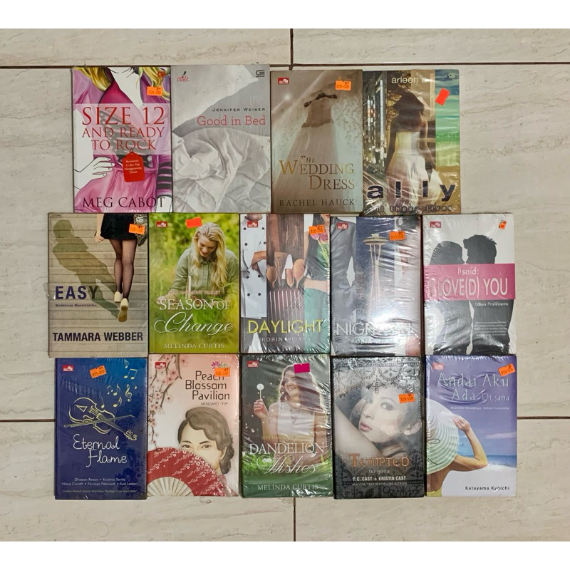 OBRAL BUKU NOVEL ROMANSA ORIGINAL