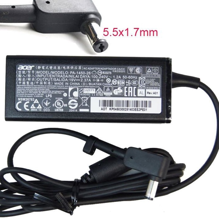 ART X95L Adaptor Charger Laptop Acer Aspire 3 A311 A314 A315 A31111 A31131C64M A31421 A31431 A31432 