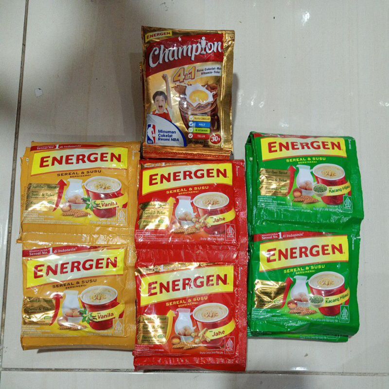 

SEREAL & SUSU ENERGEN ISI 10 SACHET