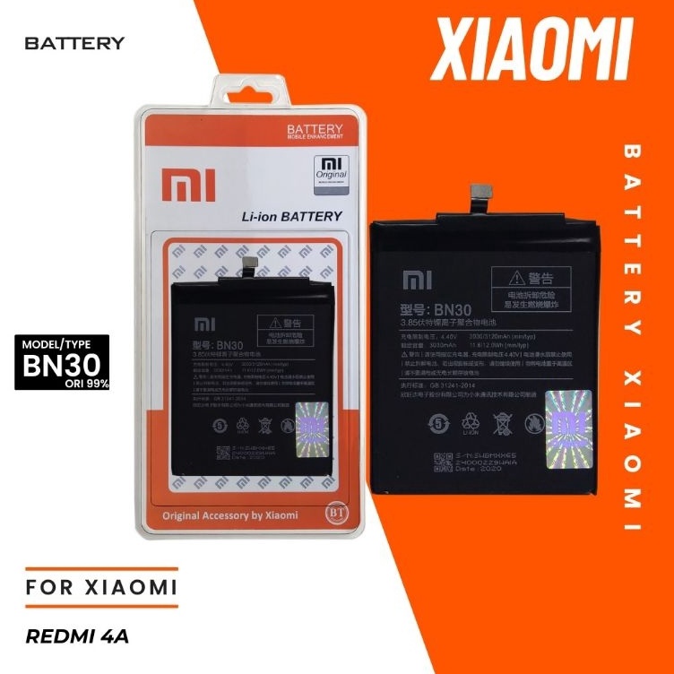 Battery Redmi 4A Original  BN3