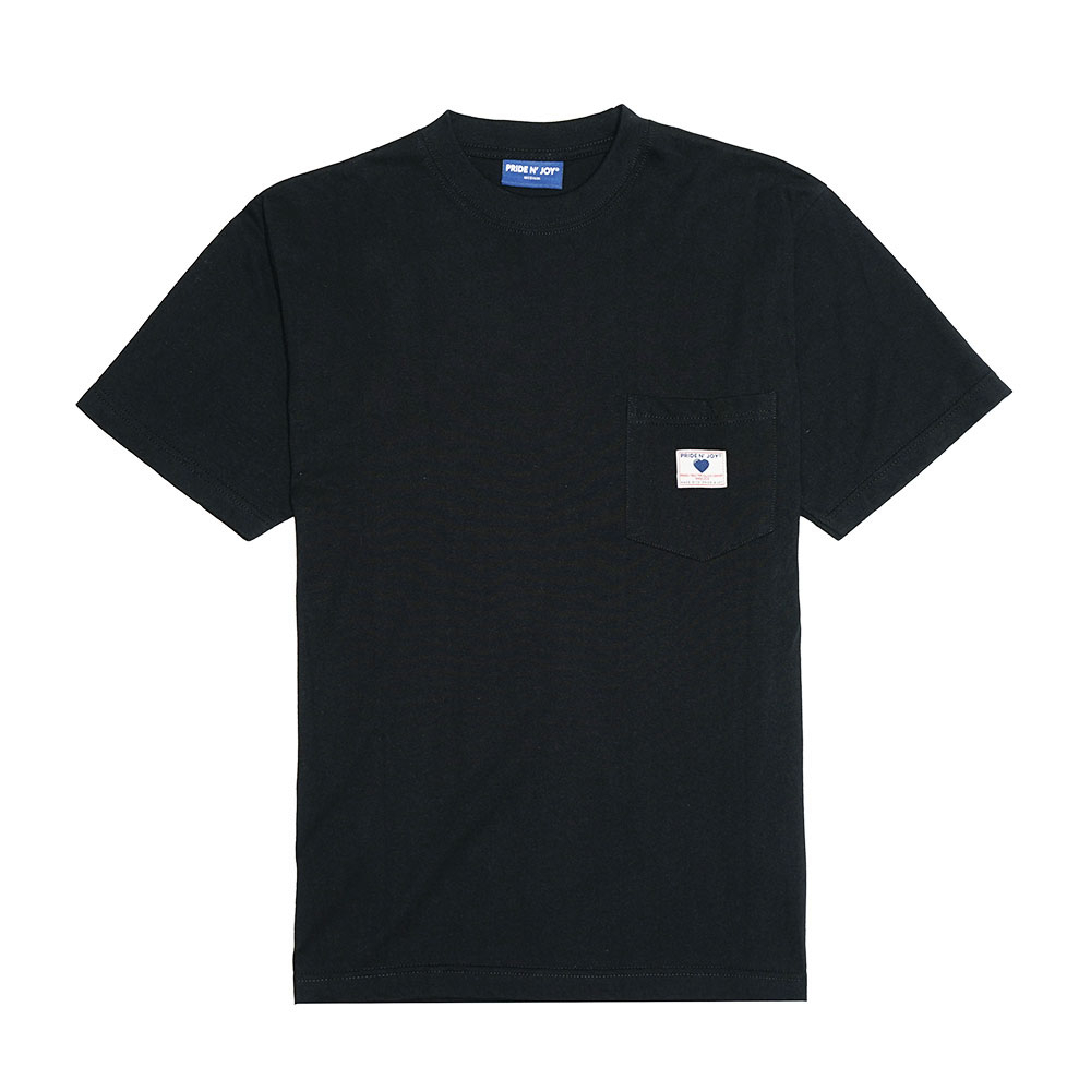 T-Shirt Pocket Tee Black Pride N Joy