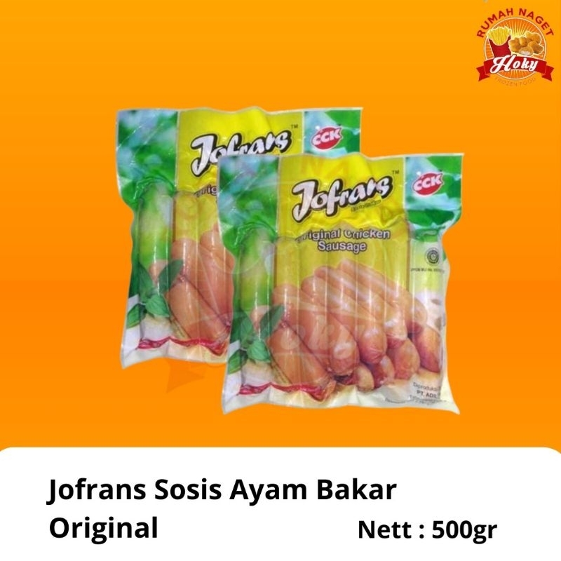 

Jofrans Sosis Bakar Ayam 500 gr isi 7