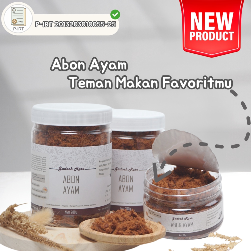 

KODE R98H Abon Ayam Premium