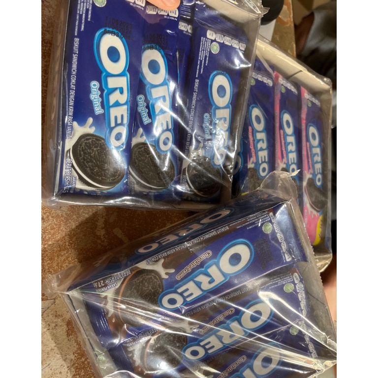 

KODE H44Y Biskuit Oreo 1 Pak Isi 12 Bungkus