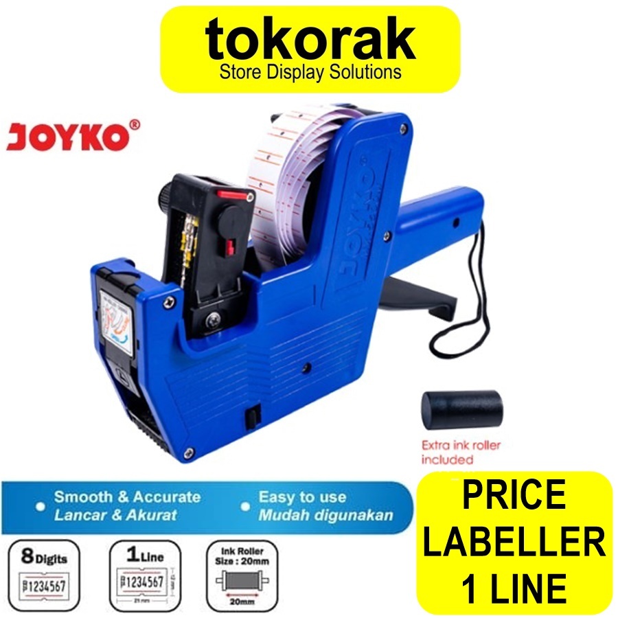 

PRICE LABELLER MX 5500 M 1 LINE JOYKO ALAT MESIN LABEL HARGA 5500M 1 BARIS