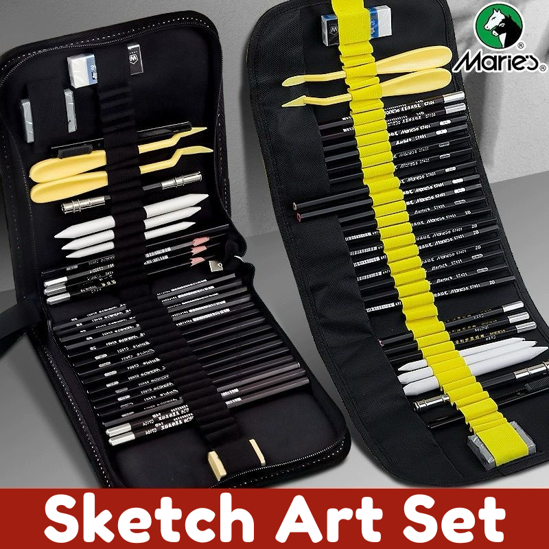 

Pensil Maries 1 Set Sketsa - Maries Sketch Art Tool Set Pencil (Alat Sketsa)