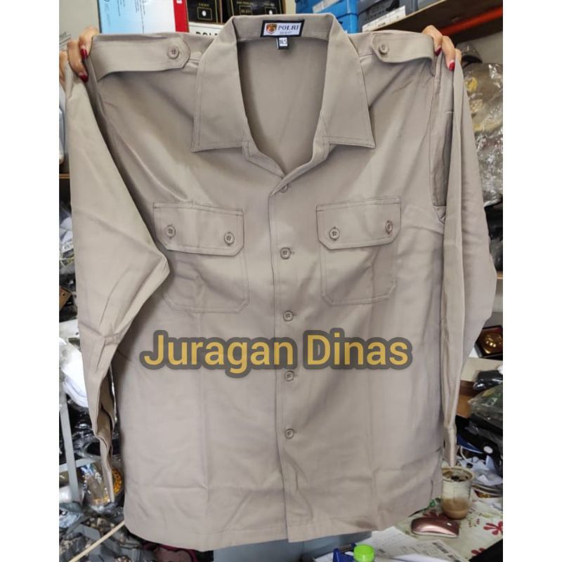 ATASAN PDHsus Jatah POLRI/ SERAGAM PDH LANTAS / BAJU PDLSUS JATAH POLRI / BAJU PDH POLRI LENGAN PANJ