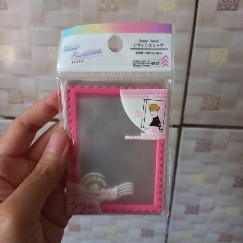 

Trading Card Decoration Sleeve - Pink