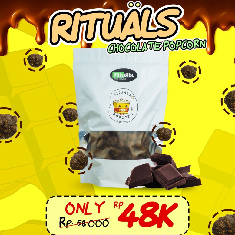 

KODE A92T Rituals Popcorn Double Choco Large Homemade by Willy Kun