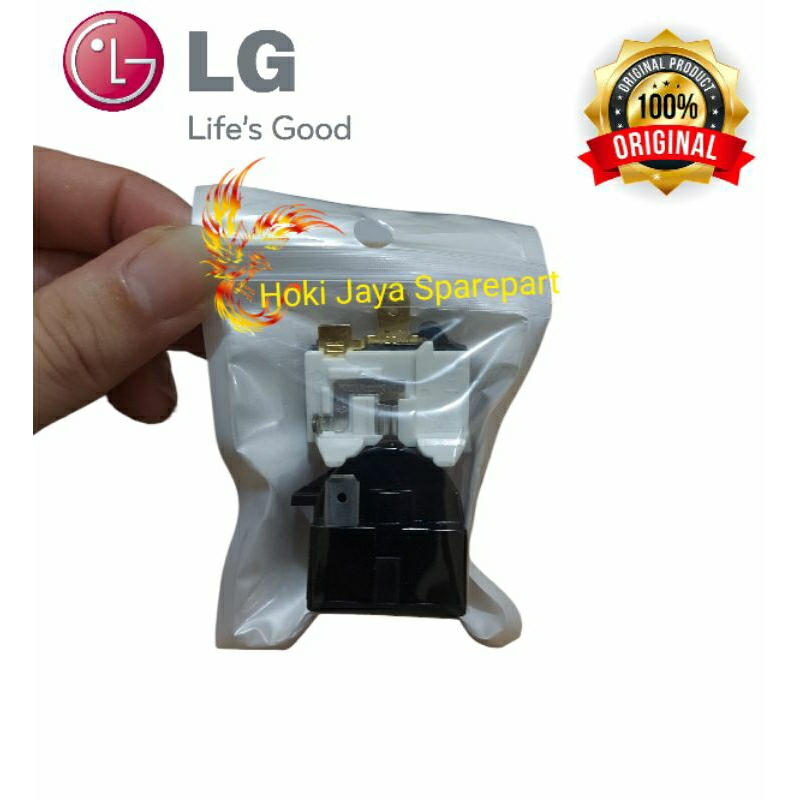 Relay Pin 1 Kiri + Overload Kulkas LG Original 1 pintu / 2 pintu
