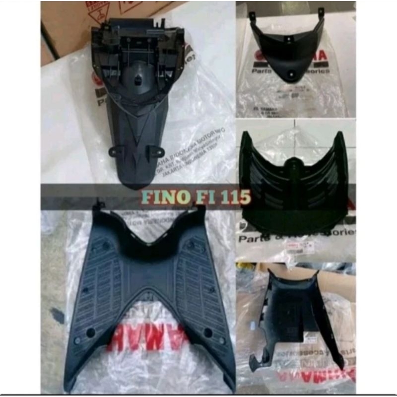 FULL SET BODY KASAR FINO FI 115 (5pcs) ORIGINAL YAMAHA Thn 2014-2015