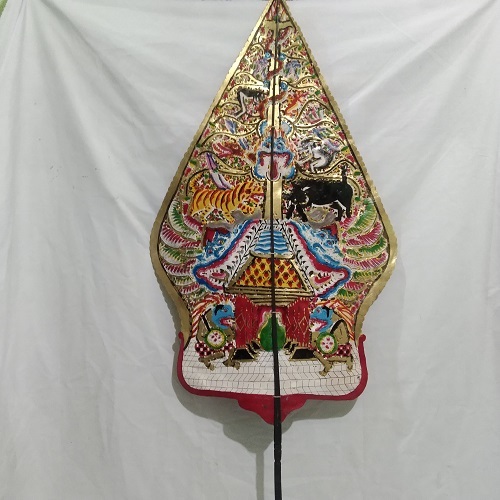 Gunungan Kayon Wayang Kulit Asli Ukuran Jumbo Tinggi 60 CM