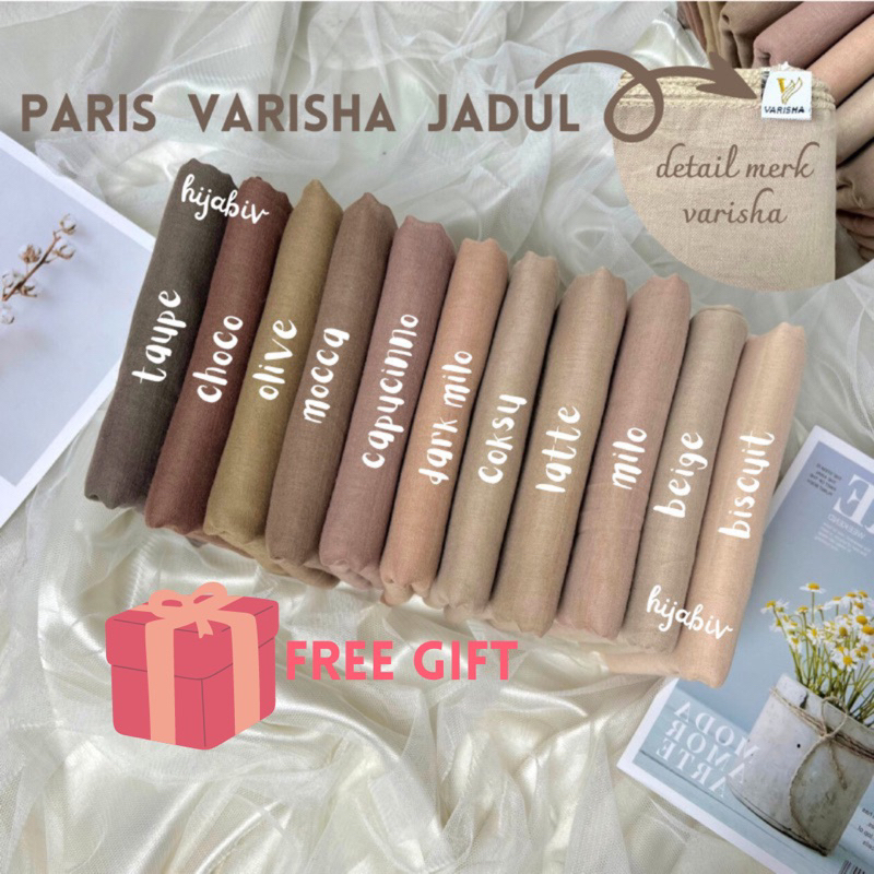 SEGIEMPAT PARIS VARISHA | HIJAB PARIS JADUL POLOS