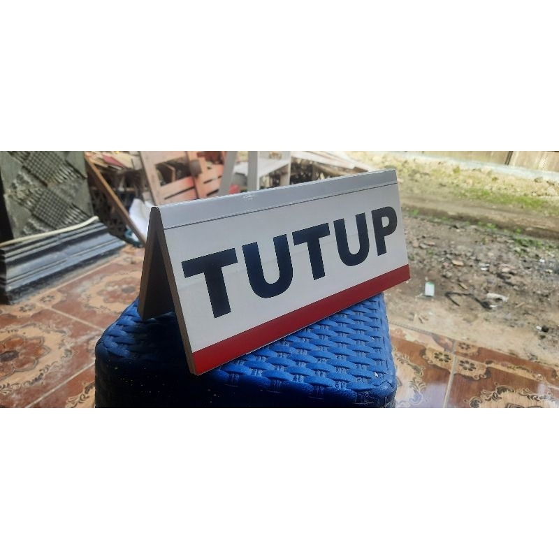 

plakat buka tutup line kasir bahan multiplek tebal 1,2cm