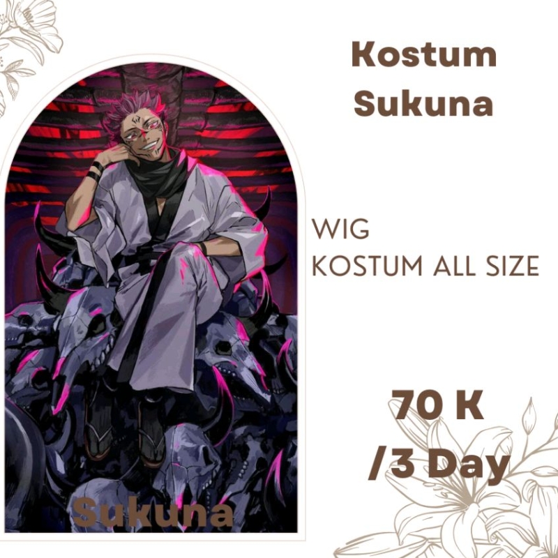 [RENTAL] Kostum Sukuna