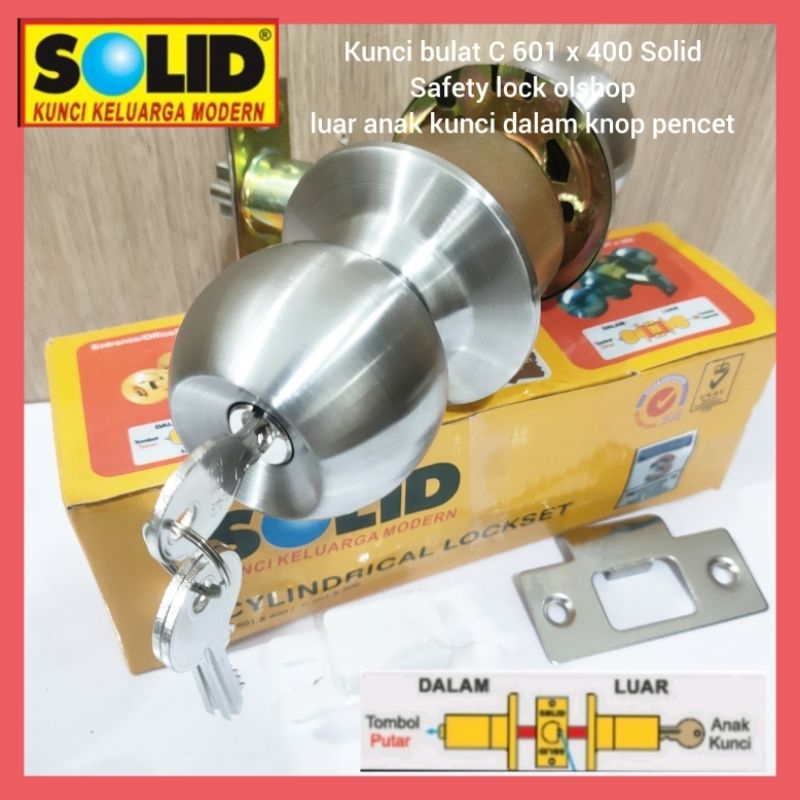 Kunci bulat C 601x400 SOLID anak kunci