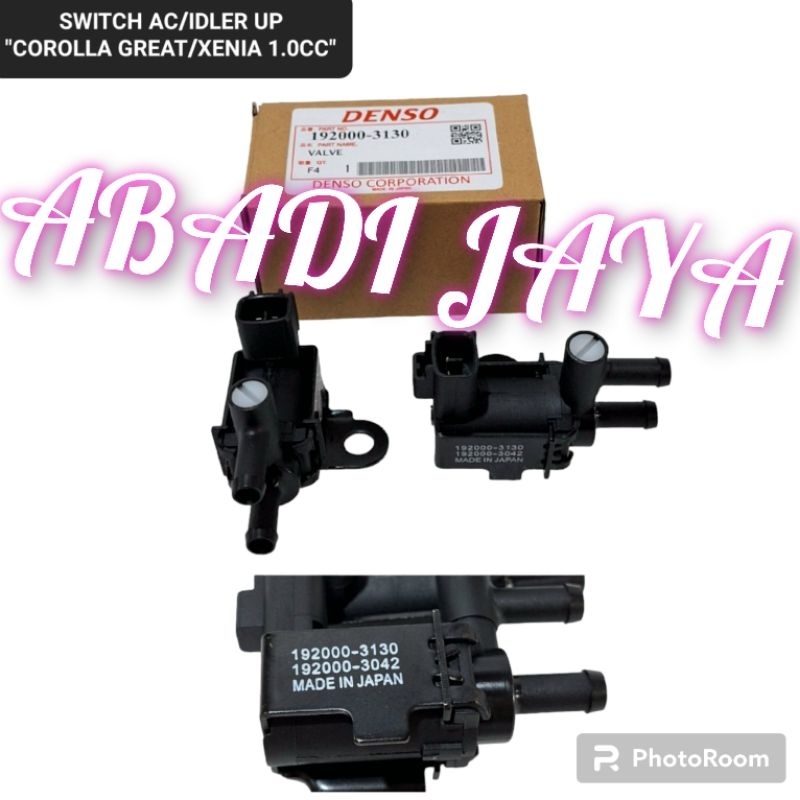 SOLENOID IDLE UP VACUM AC TOYOTA COROLLA GREAT ABSOLUTE ORIGINAL DENSO