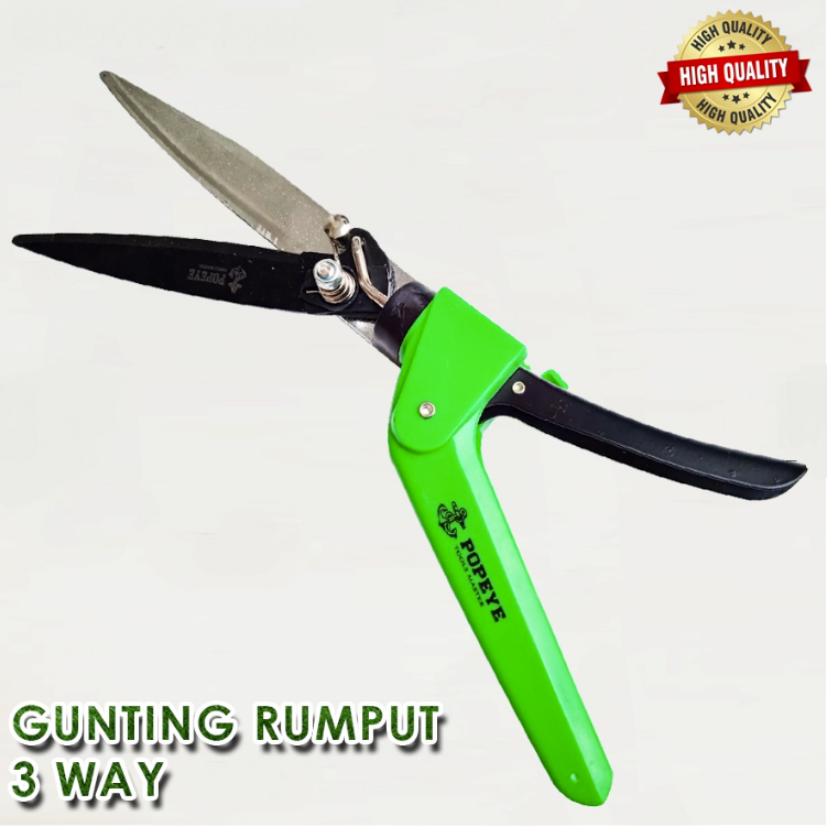 Gunting Rumput Gunting Taman Bunga Gunting Rumput Mini 3 Posisi POPEYE