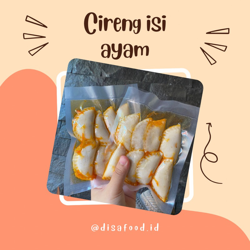 

cireng isi ayam suir pedas frozen