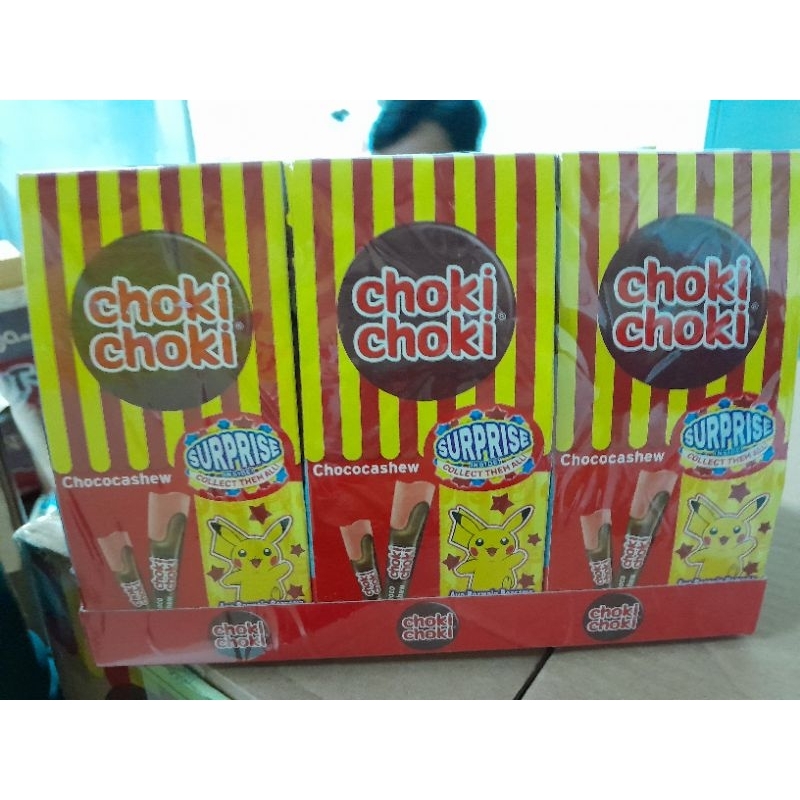 

choki choki surprise edisi pokemon 50gr choco cashew isi 5 pc