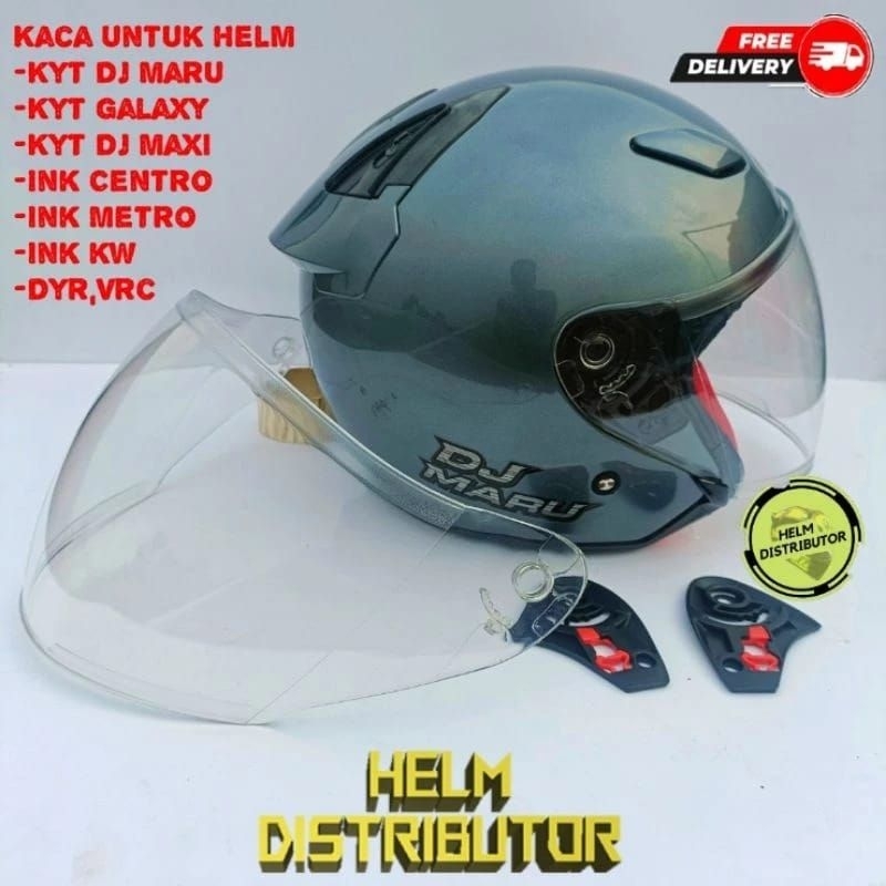 Kaca Visor hlem kyt DJ maru KYT galaxy ink sentro jet G2 centrino G2 galaxio