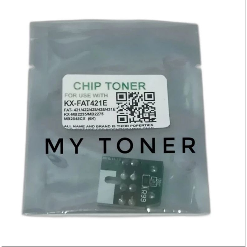 Chip Toner 412e Printer kx-fad412e kx-fat409e kxfad412e kxfat409e kx-mb1900 kx-mb2000 kx-mb2020 kx-m