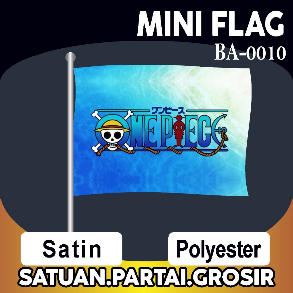 Mini Flag Custom Printing / Bendera / Custom Bendera Kain Desain Bebas