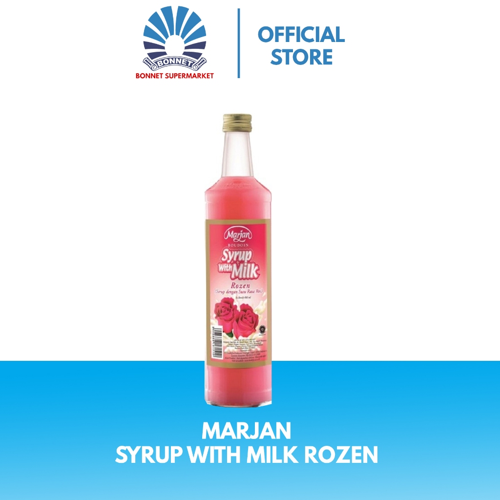 

Sirup Marjan Syrup With Milk Rozen 460ml