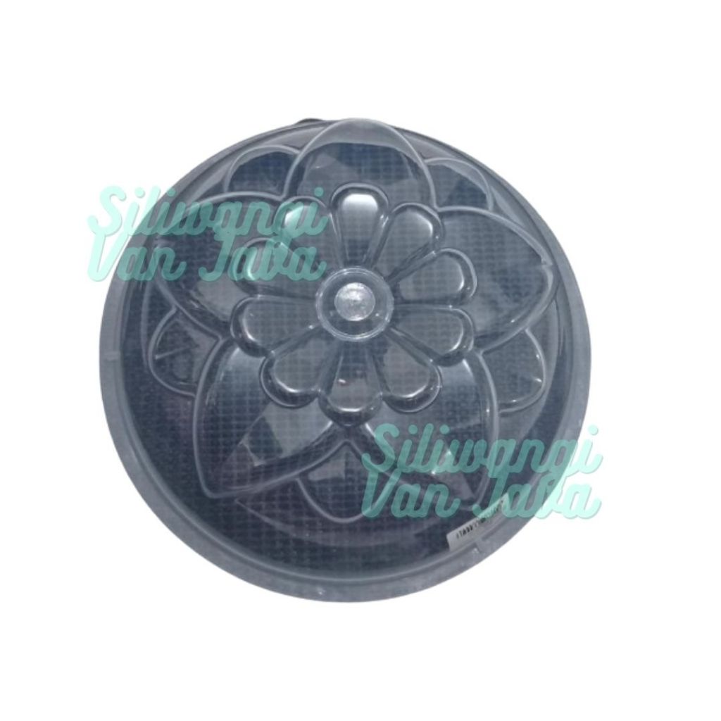 Cetakan Puding Jasmine Besar 24cm Plastik Tebal  / Cetakan Ager Ager Jelly Coklat