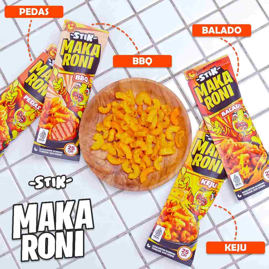 

MAKARONI STIK - SNACK VIRAL KEKINIAN