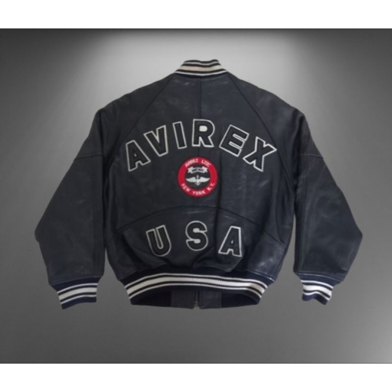 AVIREX varsity leather jacket