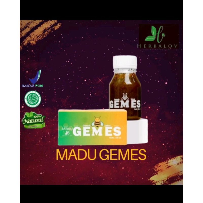 

MADU GEMES By Herbalov - Madu Gemuk Sehat / Penambah Nafsu Makan