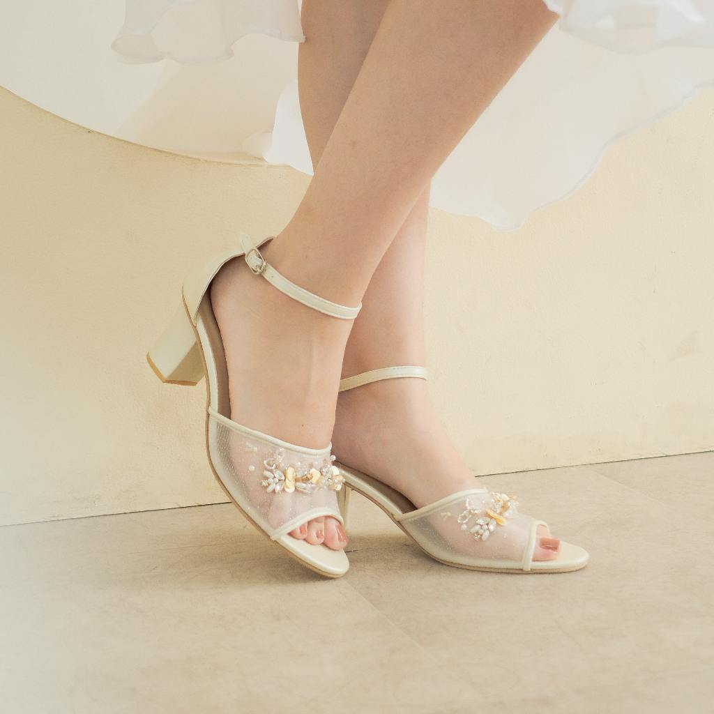 TANASKY - ALEXA - Sepatu Heels Wanita 7cm - Wedding Shoes