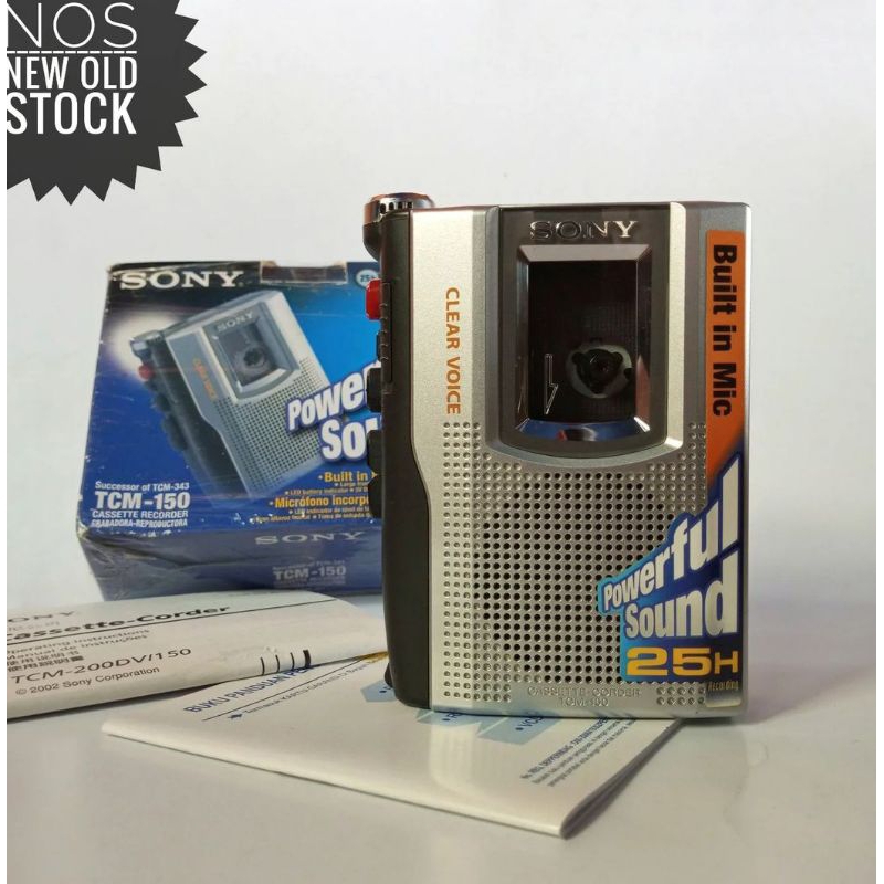 Walkman Sony TCM 150 Cassette Player with Record
