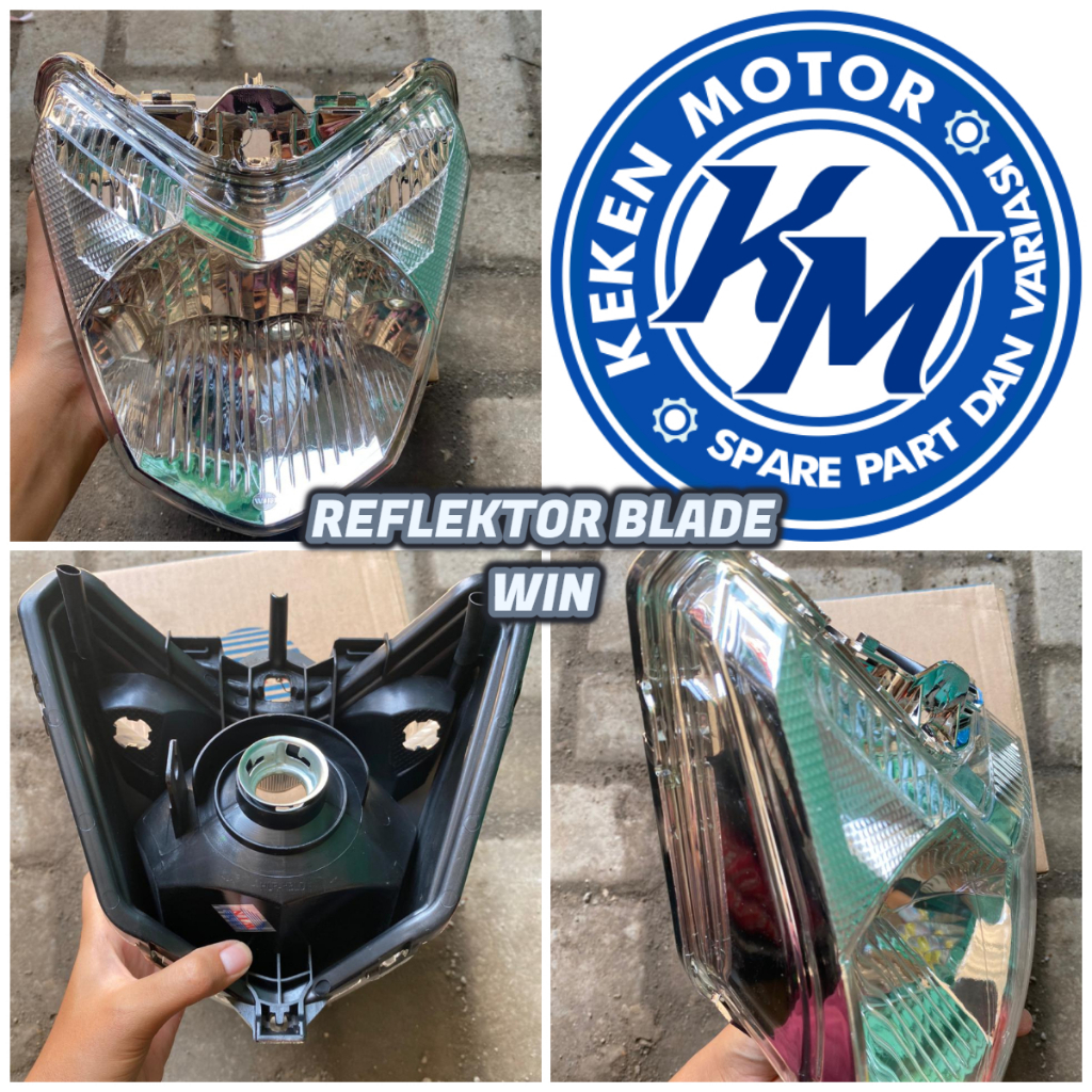 REFLEKTOR BLADE LAMPU DEPAN BLADE WIN || LAMPU DEPAN HEADLAMP BLADE MERK WIN