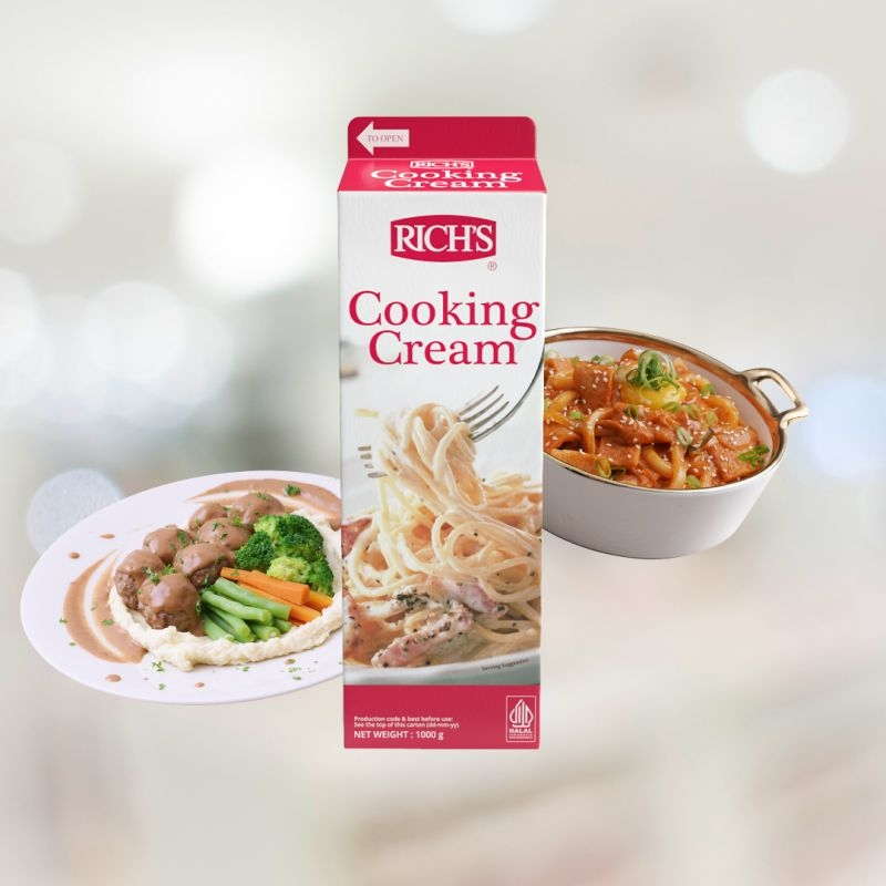 

Rich's Cooking Cream 1kg Rich Rich 'c cream krim masak