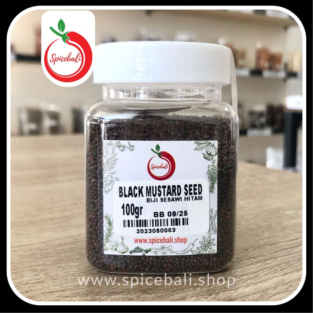 

Biji Sesawi Hitam 100 gr / Black Mustard Seed 100 gr / Biji Mustard