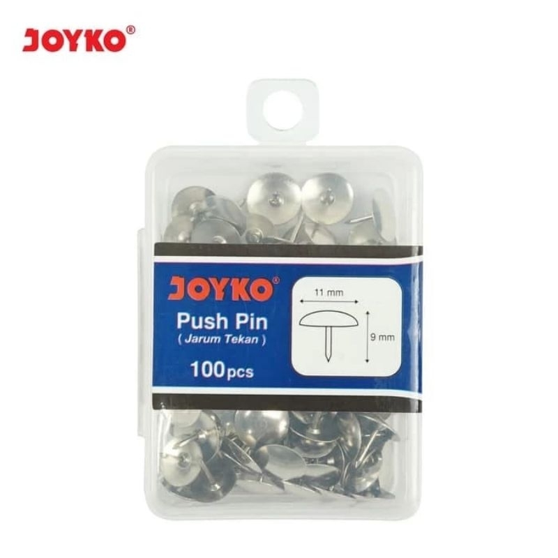 

Paku Payung Joyko TT11P / Thumb Tack TT11-P Joyko (1 Kotak isi 100pcs)