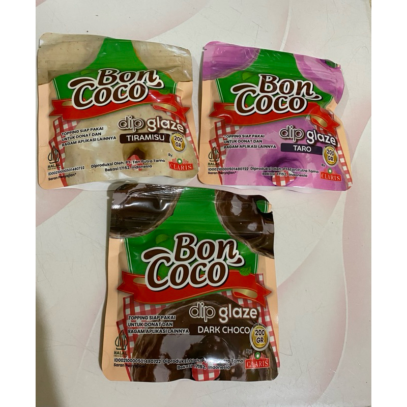 

Selai BONCOCO Dip Glaze 200gr Pouch ALL Varian / Selai Untuk Topping Dan Donat 200gr