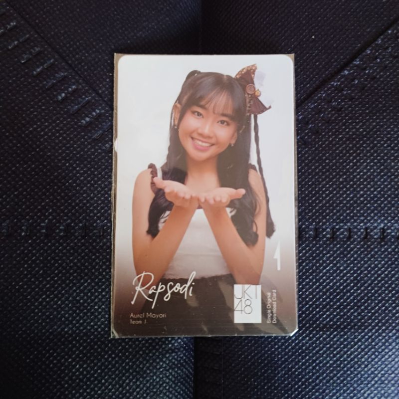 Music Card Photocard JKT48 Yori / Aurel Mayori Sweet and Bitter/Rapsodi