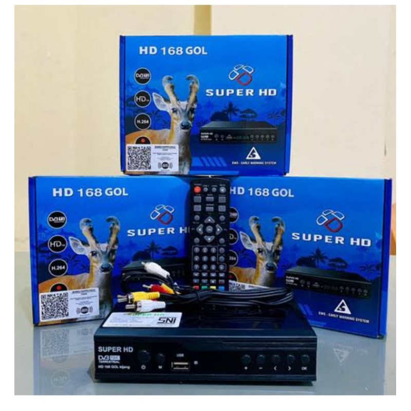 STB Set Top Box DVBT2 Optus Super HD TV Digital 168 Kijang
