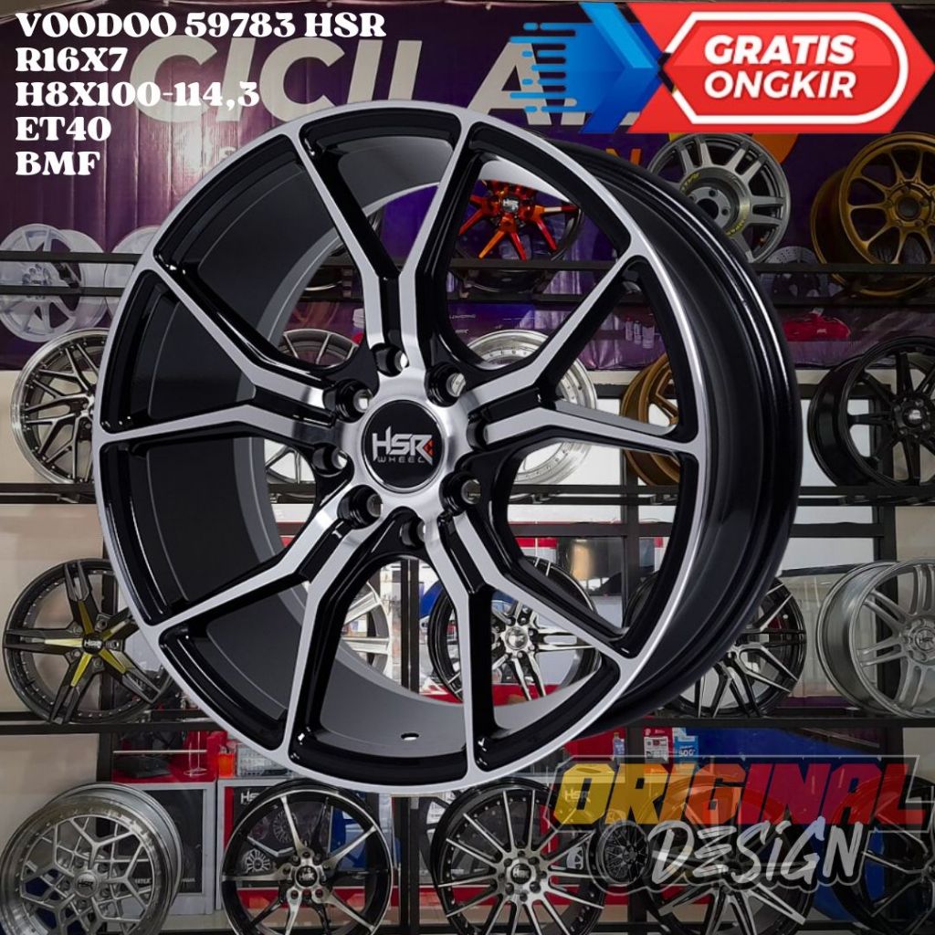 Velg Mobil Mobilio , Avanza , Raize , Sirion , HSR VOODOO RING 16 R16